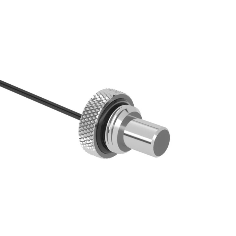 Barrowch G1/4 10K Temperature Sensor Lengthened Stop Fitting - Silver - وصلات أنابيب